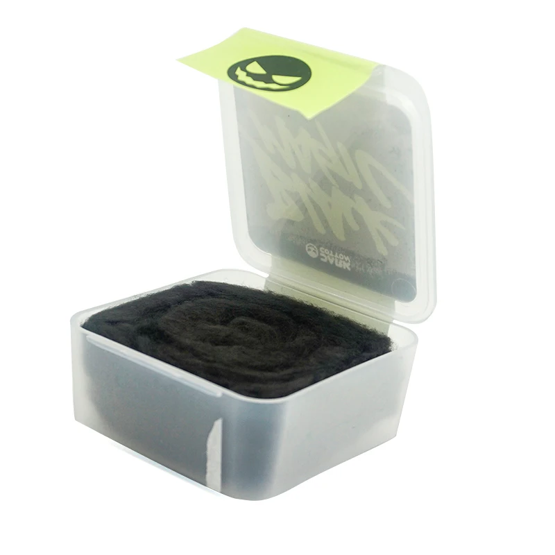 Electronic Cigarette Cotton Black Vape cotton For Atomizer Tank RDA RTA DIY pod vape cotton Accessories (9)