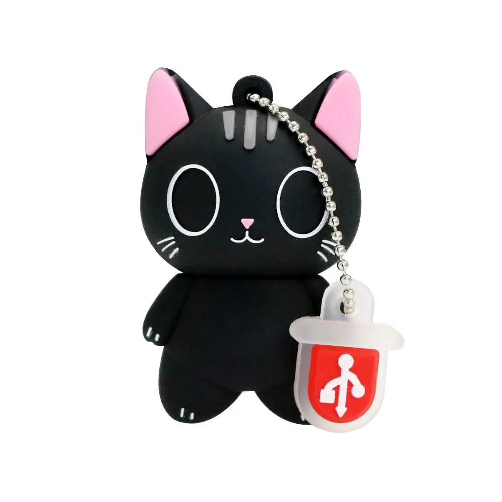 Милый мультяшный Кот Ослик USB флэш накопитель флеш карта 32 ГБ 16 8 карта|flash card|pendrive