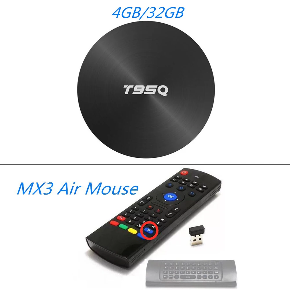 4G 32G MX3 Air Mouse T95Q Android 9,0 ТВ приставка Amlogic S905X2 четырехъядерный смарт 4K 4GB Ram 32GB 64GB Rom медиаплеер 2,4G 5G Wifi BT4.1 100M телеприставка - Цвет: 4G 32G MX3 Air Mouse