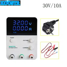30 v 10a corrente contínua com display led azul tensão constante atual crossover fonte de alimentação de comutação gps3010d
