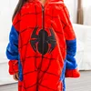 Chico chica niños niño araña rojo conjunto de pijamas de franela niños viñetas de animales Cosplay con capucha Pijama infantil Pijama Kigurumi ► Foto 3/6