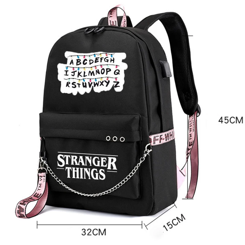 Mochila USB Luminescente STRANGER THINGS 3P