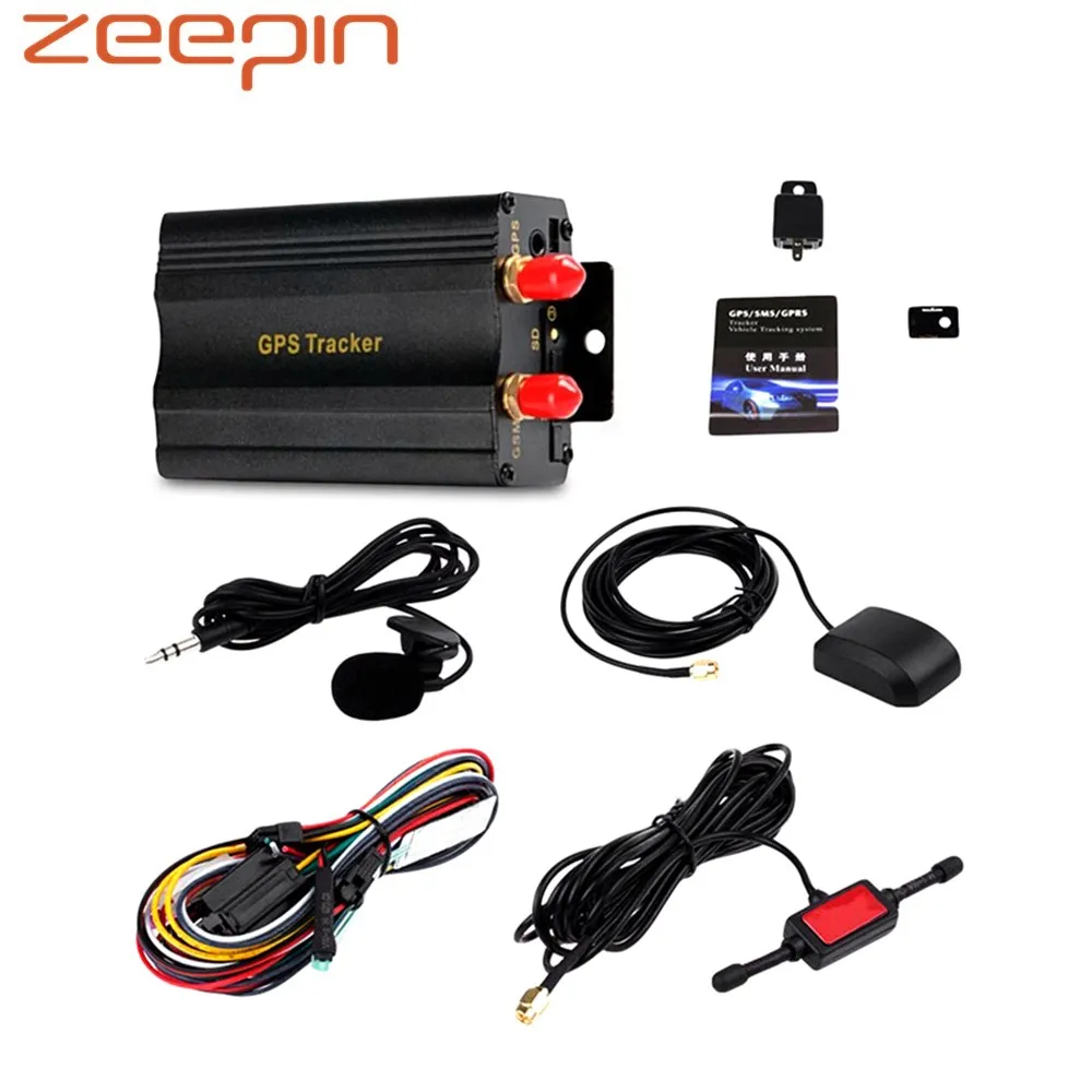

Zeeepin TK103A Vehicle GPS Tracker Portable Real-Time Anti-Theft Alarm Tracking Locator For Car Kid Elder Pet