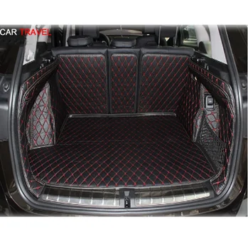 

Good carpets! Full set car trunk mats for BMW X1 F48 2017 waterproof boot carpets cargo liner mat for BMW X1 2016