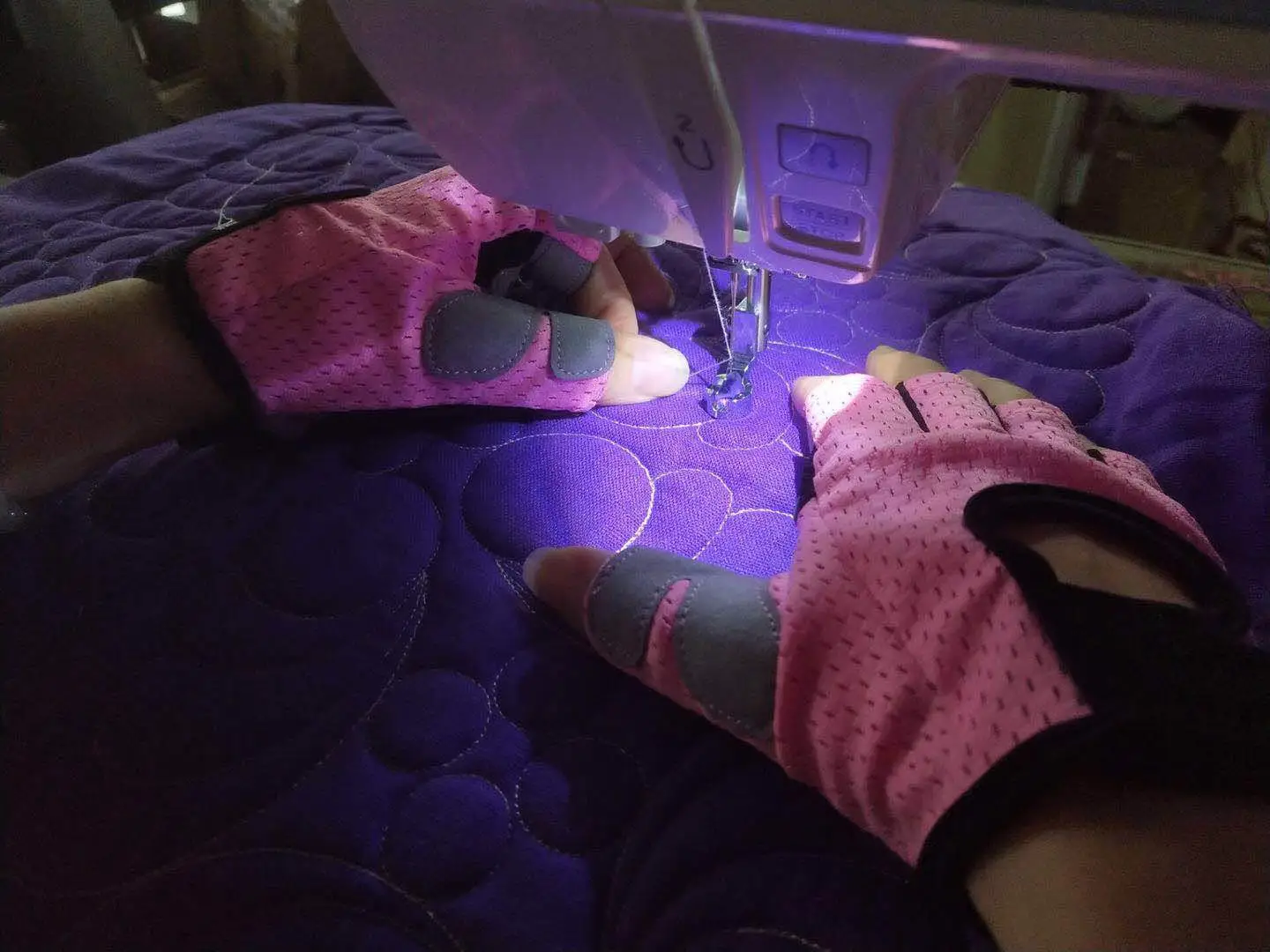 1 пара перчатки для квилтинга|Швейные инструменты и аксессуары| |