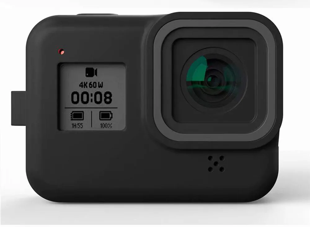 Hero8 сумки для камеры, аксессуары для спортивной экшн-камеры для GoPro Hero 8, чехол-сумка, мягкий силиконовый защитный резиновый корпус, чехлы