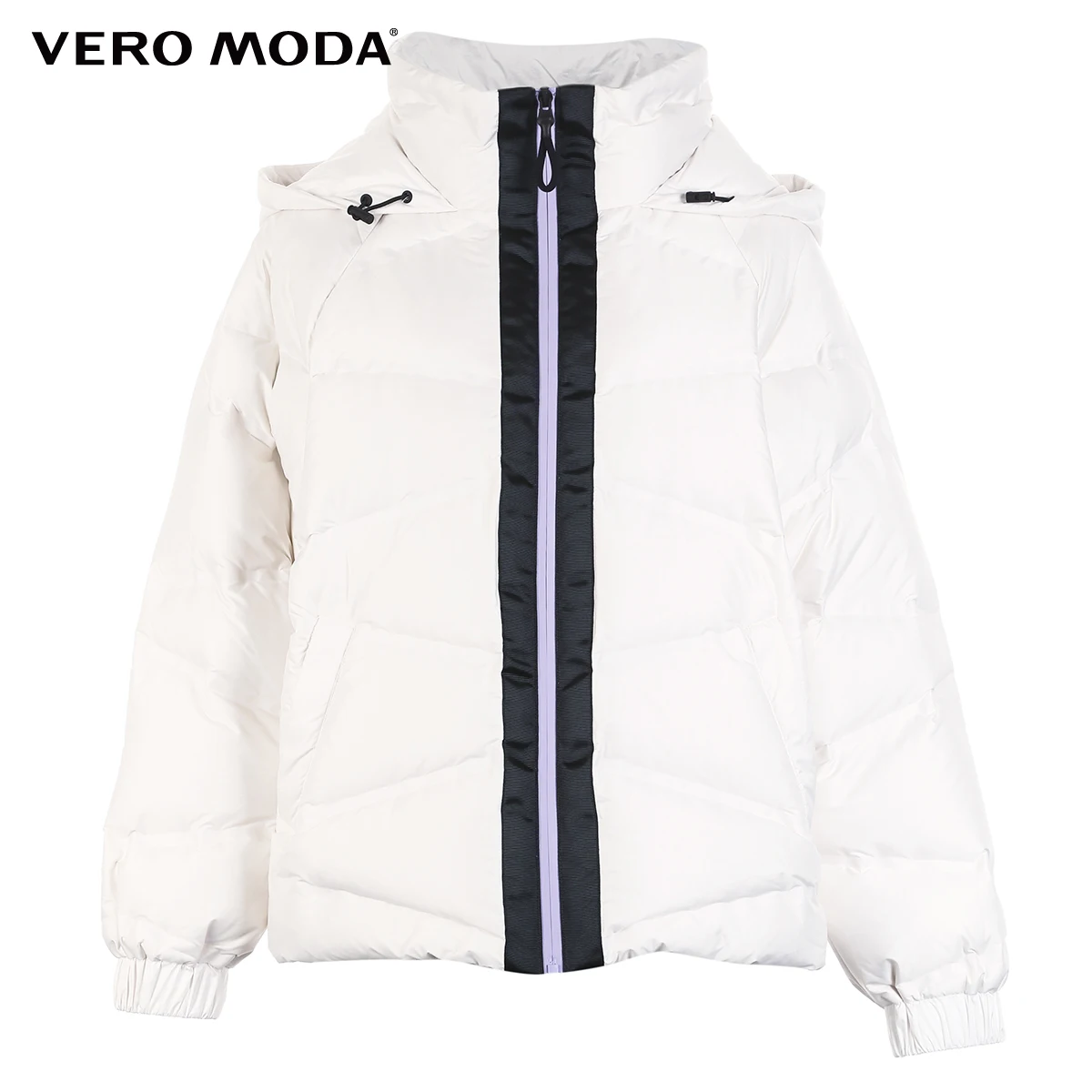Vero Moda женский с капюшоном шнурок ветрозащитный короткий пуховик парка пальто | 318423541