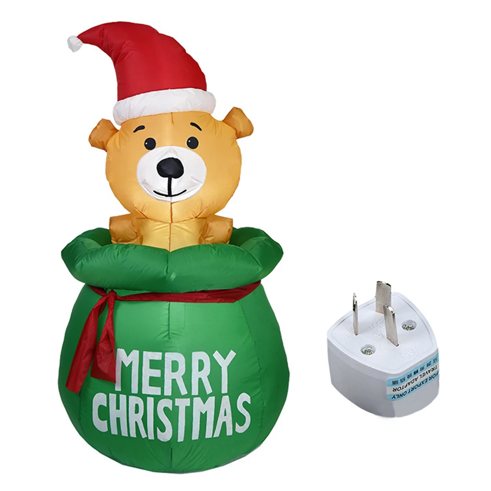 1.5m Kids Toy Outdoor Indoor Christmas Inflatable Model Yard Lawn Dog Shape Festival Gift Home Decor Living Room Holiday Blow Up | Дом и сад