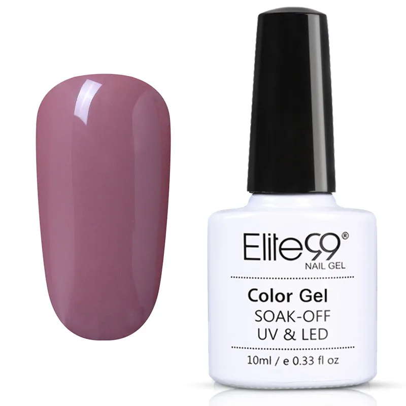 Elite99 Alcoholic Removal One Step Gel 10ml One Step UV Gel Varnish 3 in 1 Nail Polish LED Soak off Hybrid Long Last Gel Lacquer - Цвет: 0005