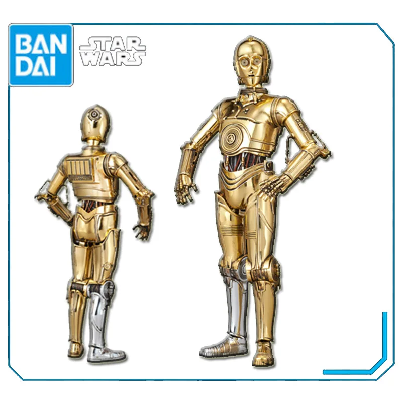 

Original Bandai Star Wars 1/12 C-3PO (plated gold and silver) Assembly Action Figure Brinquedos Model Dolls