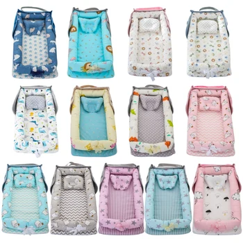 

Cute Baby Bassinet For Boys Baby Bassinet For Bed Portable Baby Lounger For Newborn Crib Breathable And Sleep Nest H Hot