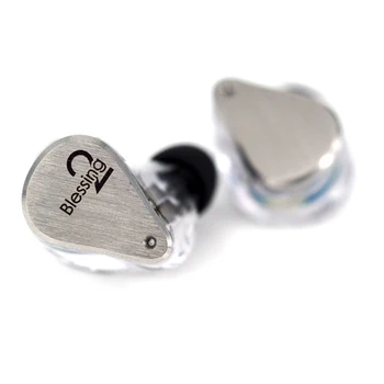 

MoonDrop Blessing 2 1DD+4BA Hybrid Technology In-Ear Monitor Earphone Hybrid three frequency division stainless steel cover