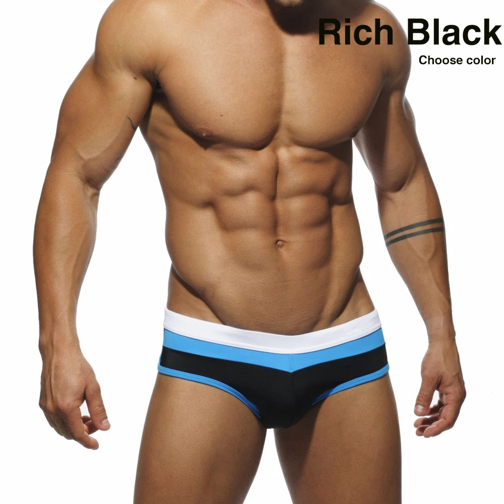 Man's Swimming Briefs Low Waist Swimwear With Push-up Pad Sexy Shorts Trunks Boxers Summer Men's Swim swim trunks boxer briefs swim briefs