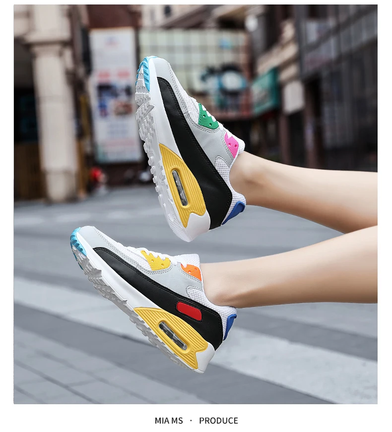 Sxclaee Air Cushion Men Casual Shoes Breathable Comfortable Mesh Lining Sneakers Sweat-absorbent Deodorant Sports Shoes Size 47