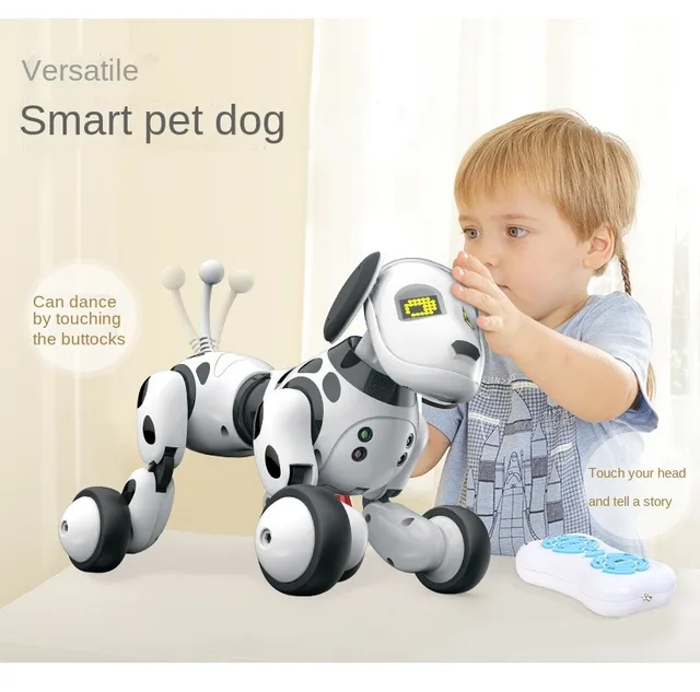 Remote Control Robot Dog Toy Programmable 2.4g Wireless RC Robot Pet Dalmatians Children's Educational Electronic Toys 6