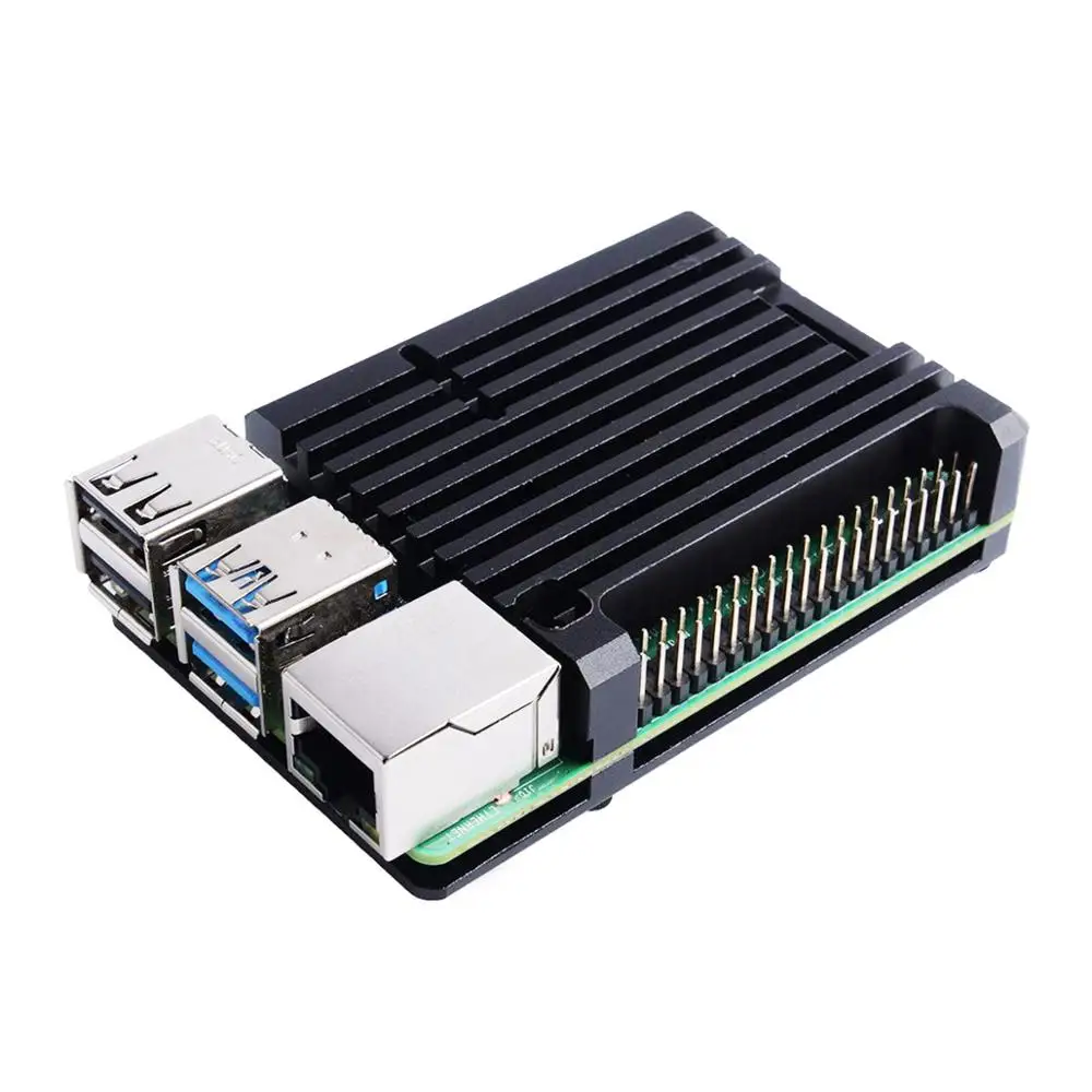 as picture Для Raspberry Pi 3 чехол ABS Чехол черный защитный чехол Корпус коробка для Raspberry Pi 3 Model B - Цвет: as picture