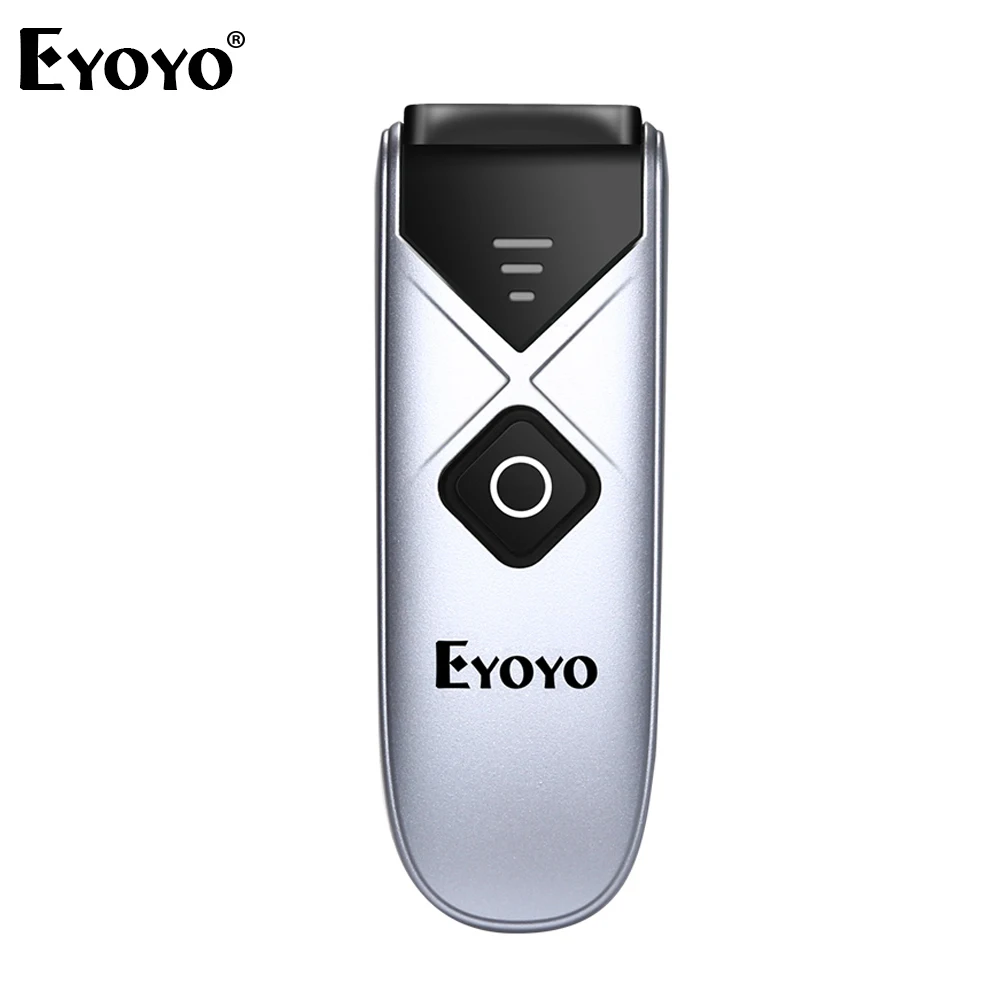 

Eyoyo EY-015C CCD Mini Bluetooth Barcode Scanner USB Wired&2.4G Wireless 1D Scan Bar code for iPad iPhone Android Tablets PC