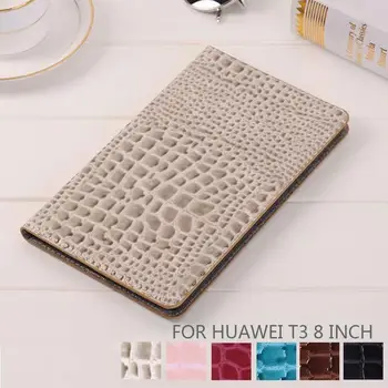 

Luxury Case For Huawei MediaPad T3 8.0\\\" KOB-L09 KOB-W09 Cover For Honor Play Pad 2 8.0 inch Funda Retro Style PU Skin Case