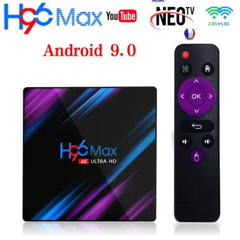 

Amobsat android tv box Français spian europ Android 9.0 NEO pro Box for Europe France Belgium Arabic no channels or APP included