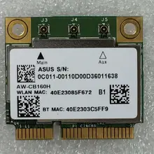 AzureWave AW-CB160H BCM94360HMB BCM94360 Половина мини PCI-express 802.11AC 1300 Мбит/с беспроводной Wi-Fi WLAN Bluetooth 4,0 карта