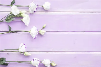 

Vinyl Custom Christmas Photography Backdrops Prop flower and Wood Planks theme Photo Studio Background Q191030-68