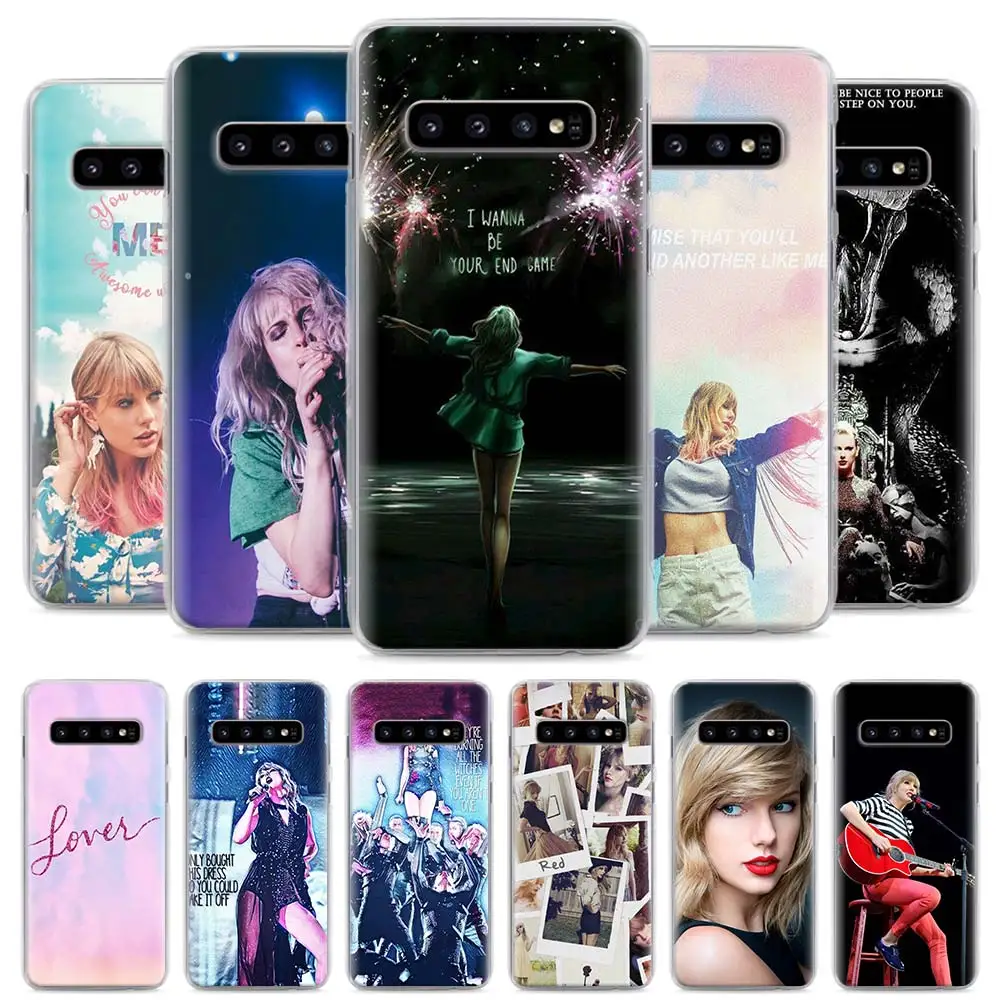 Чехол для телефона pop singer Taylor для samsung Galaxy S10 S10e S8 S9 Plus Note 10 Plus 9 8 S6 S7 Edge Твердый Чехол