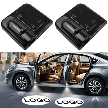 

1pcs Car Door Logo Light Welcome Lamp Laser Light DC 5V Universal Wireless Projector Light Atmosphere Car Light Car Accessories