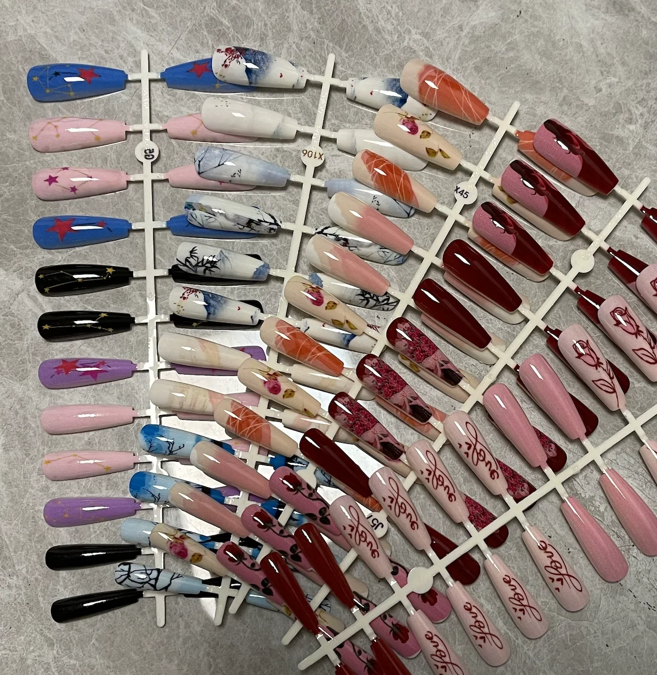 Long False Nails Tips