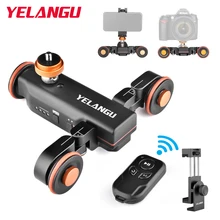 YELANGU Motorized Camera Slider Rechargeable Camera Dolly Slider Rail for DSLR Camera Camcorder Gopro Smartphone Track Slider