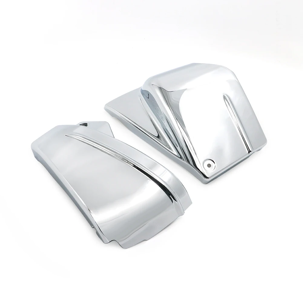 Chrome Боковая крышка для аккумулятора мотоцикла для Yamaha V-Star 650/DragStar 650/XVS650/XVS650A обшивка обтекателя крышка Защита аккумулятора - Цвет: Chrome