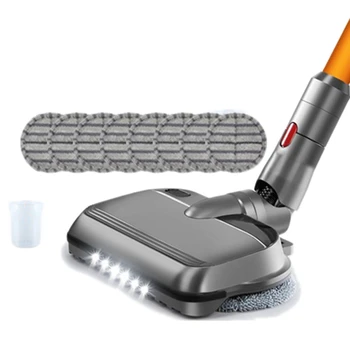 

Electric Mop Head with LED Light for Dyson V7 V8 V10 V11 Replaceable Parts with Mop Head Mop Pads Water Cup