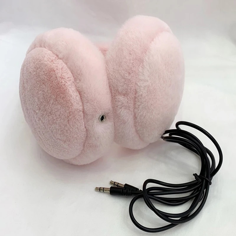 JINSERTA Kids Unicorns Headphones 3 5mm Wired Headphone Warm Music Earphone For Mobile Phone PC Tablet Plush Headset for Adults