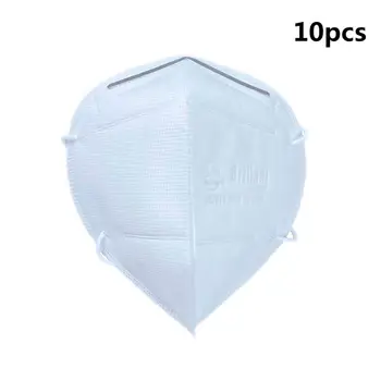 

10pcs Pm2.5 Anti Dust Mouth Face Masks Disposable Windproof Anti-bacteria