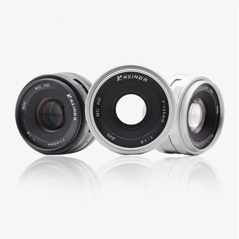 Объектив камеры Kaxinda 35 мм f/1,6 стандартный ручной объектив для Canon EOS M M2 M3 M5 M6 M10 беззеркальная камера