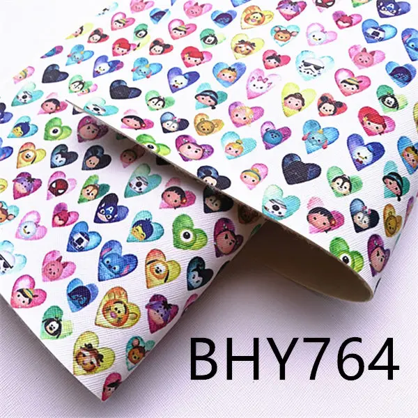A4 20*33 см 10 шт. с рисунками героев мультфильма искусственная кожа BHY774
