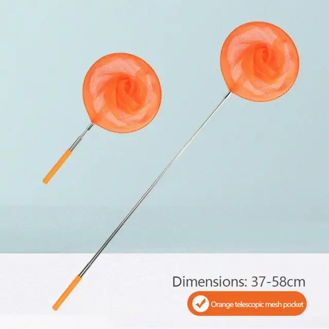 Children Stainless Steel Telescopic Toy Fishing Net Insect Butterfly Catcher Net Convenient Toys for Outdoor Activities 4