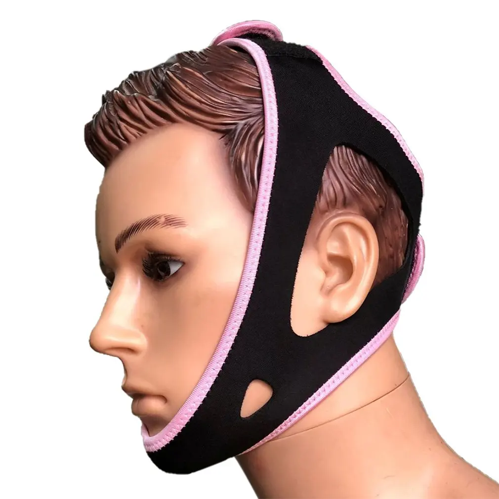 

Anti Snore Stop Snoring Chin Strap Apnea Jaw Belt Support Adjustable Sleep Aids