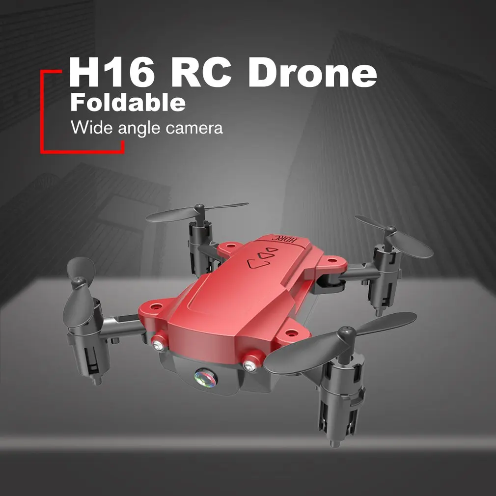 2019H16 складной RC WiFi FPV Дроны с HD камерой RC вертолет самолет высота удержания воздушная видео игрушки для детей