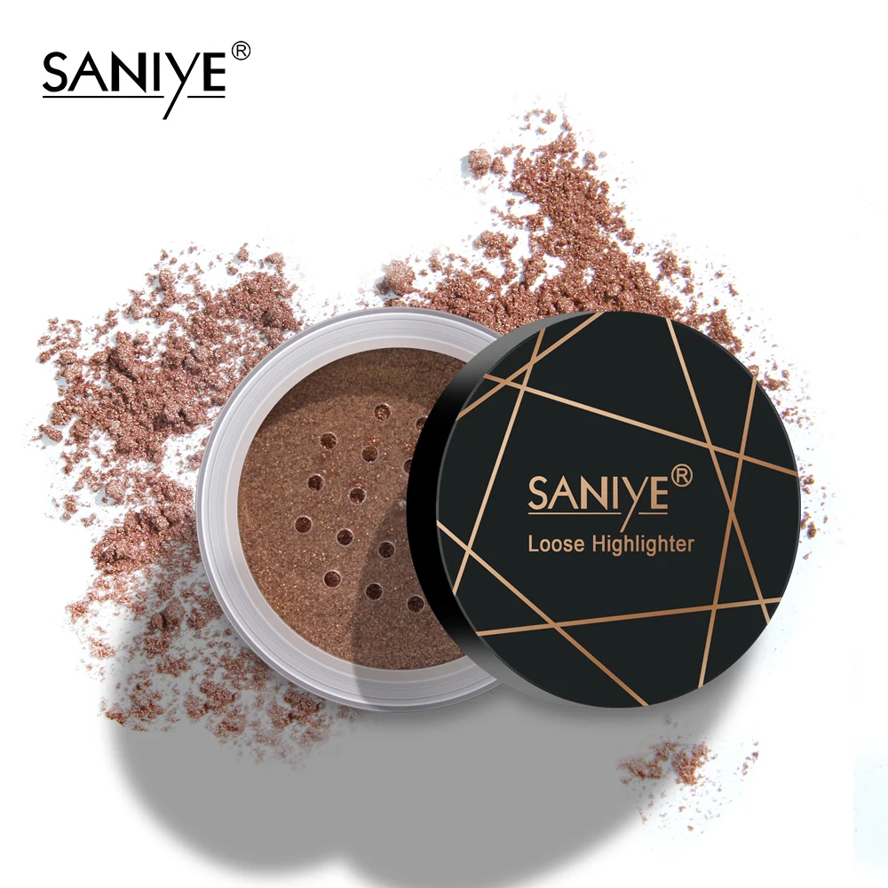 SANIYE хайлайтер пудра для лица макияж профессиональный тела блестящая Макияж