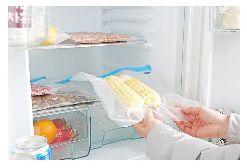 Ручной вакуумный насос, сетчатый пищевой вакуумный мешок, туба, Вакуумный свежий мешок, пищевой мешок, плотный мешок, кухонный пакет для сохранения пищи