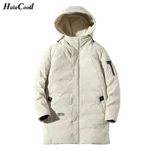 Бренд HALACOOD, хит, новинка, мужские пуховые пальто, зимние пуховые куртки, утепленные мужские парки с капюшоном, 3XL, теплые пальто, мужская верхняя одежда