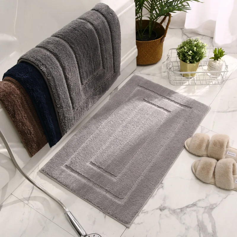Non Slip Bath Mat, Bathroom Rug Absorbent Microfiber Shower Mat, Floor Mat  For Bath Kitchen Bedroom Bathtub, Non Slip Bath Mat Bathroom Rug Kitchen Fl