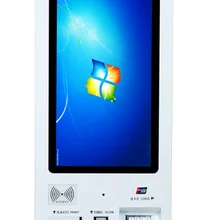 Настенный самостоятельный сервис с сенсорным экраном NFC ORC card reader терминал цифровой киоск
