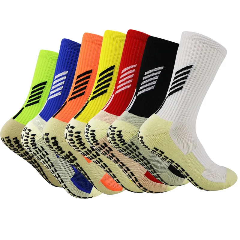 1 Pair Mens Long Socks Soccer Football Sports Athletic Stockings Breathable 