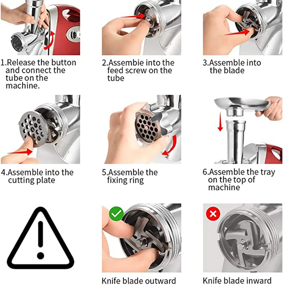 2800W Electric Meat Grinder Heavy Duty Grinder Kitchen Electric Meat Chopper Stuffer Maker Food Processor Slicer electric meat grinder,electric meat slicer