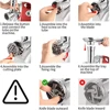 2800W Electric Meat Grinder Heavy Duty Grinder Kitchen Electric Meat Chopper Stuffer Maker Food Processor Electric Meat Slicer 3