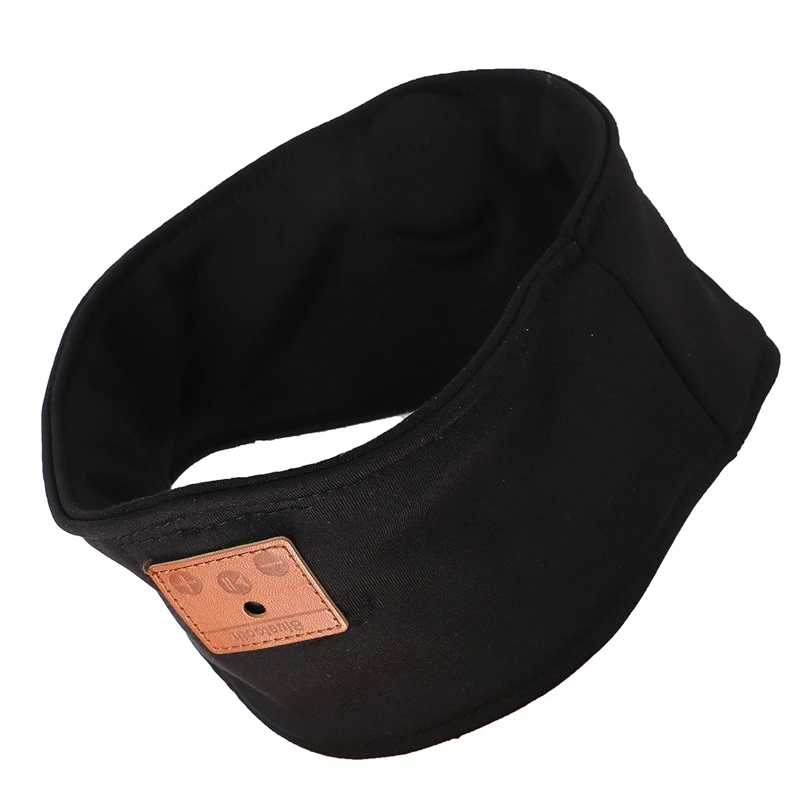 BESTSport Bluetooth повязка на голову мягкие теплые шапки с динамиком стерео шарф гарнитура с микрофоном беспроводные Bluetooth наушники повязка на голову шапка