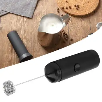 

Electric Milk Frother Handheld Egg Beater Stainless Steel Coffee Drink Mixer for Home Use Kitchen Gadgets Cooking Tools