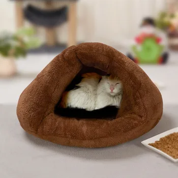 

Cute Cat House Cat Sleeping Bag Puppy Warm Shelter Soft Cat Bed for Small Pets Home