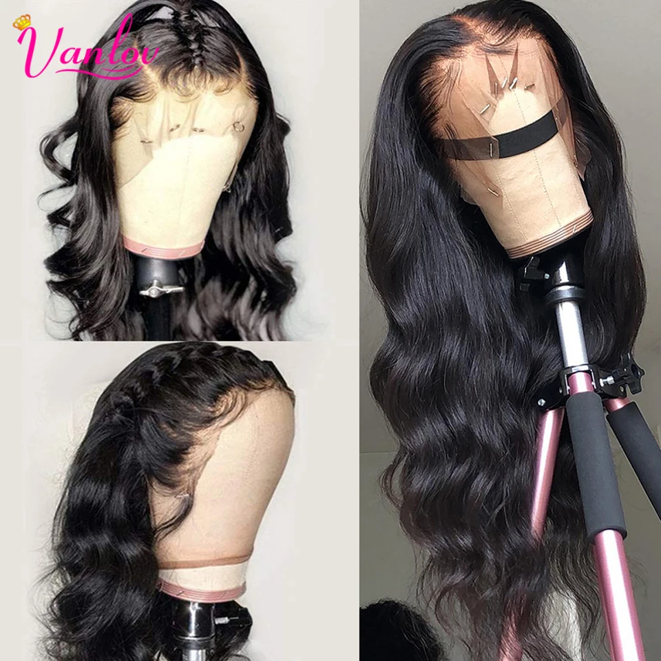 Vanlov Hair Wig Body  Wave Lace Front Human Hair Wigs Brazilian Lace Front Wigs Pre Plucked Human Hair Lace Wigs 150% Remy (3)